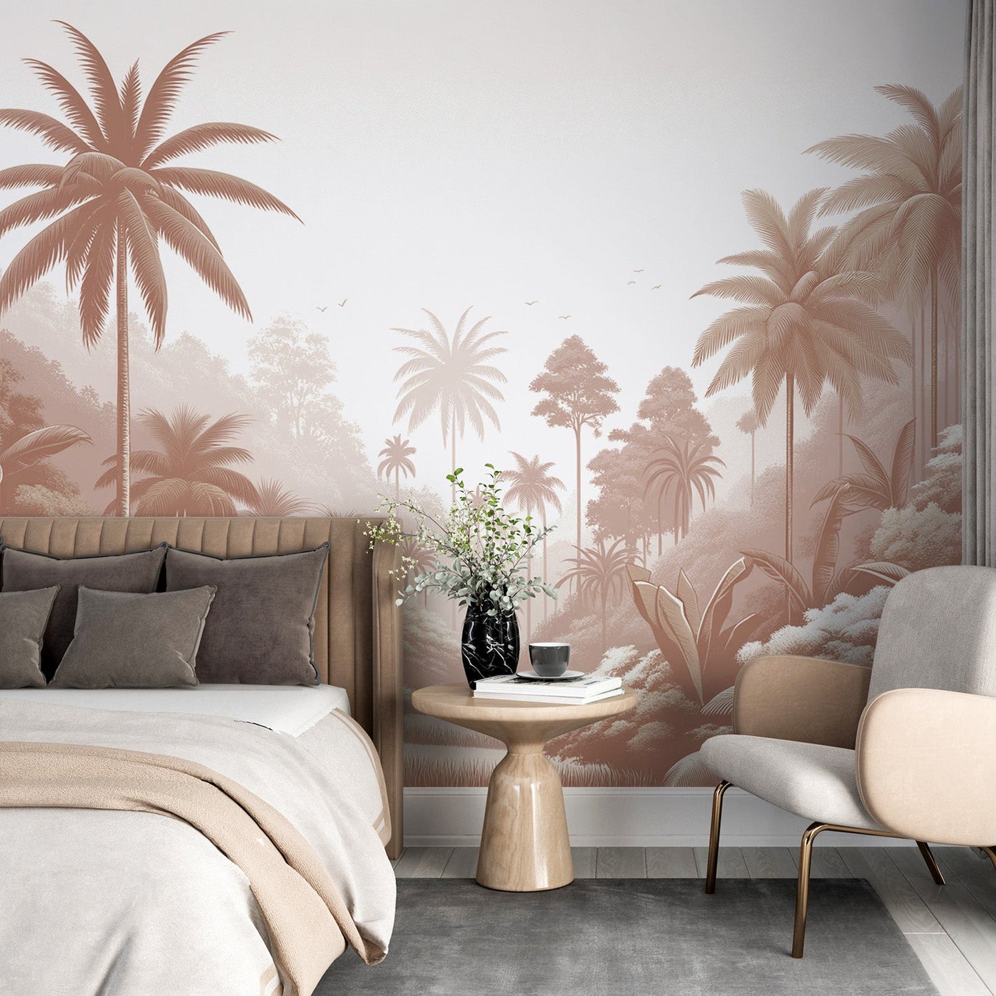 Terracotta jungle wallpaper | Terracotta palm valley