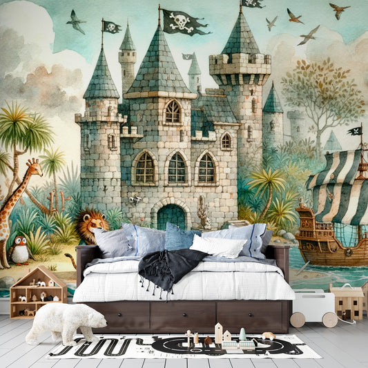 Pirate Wallpaper | Pirate Castle for Children