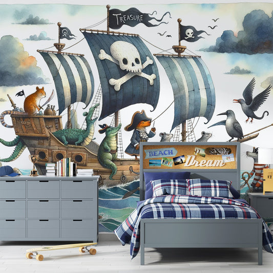 Pirate Wallpaper | Conquest of Imaginary Sea Creatures