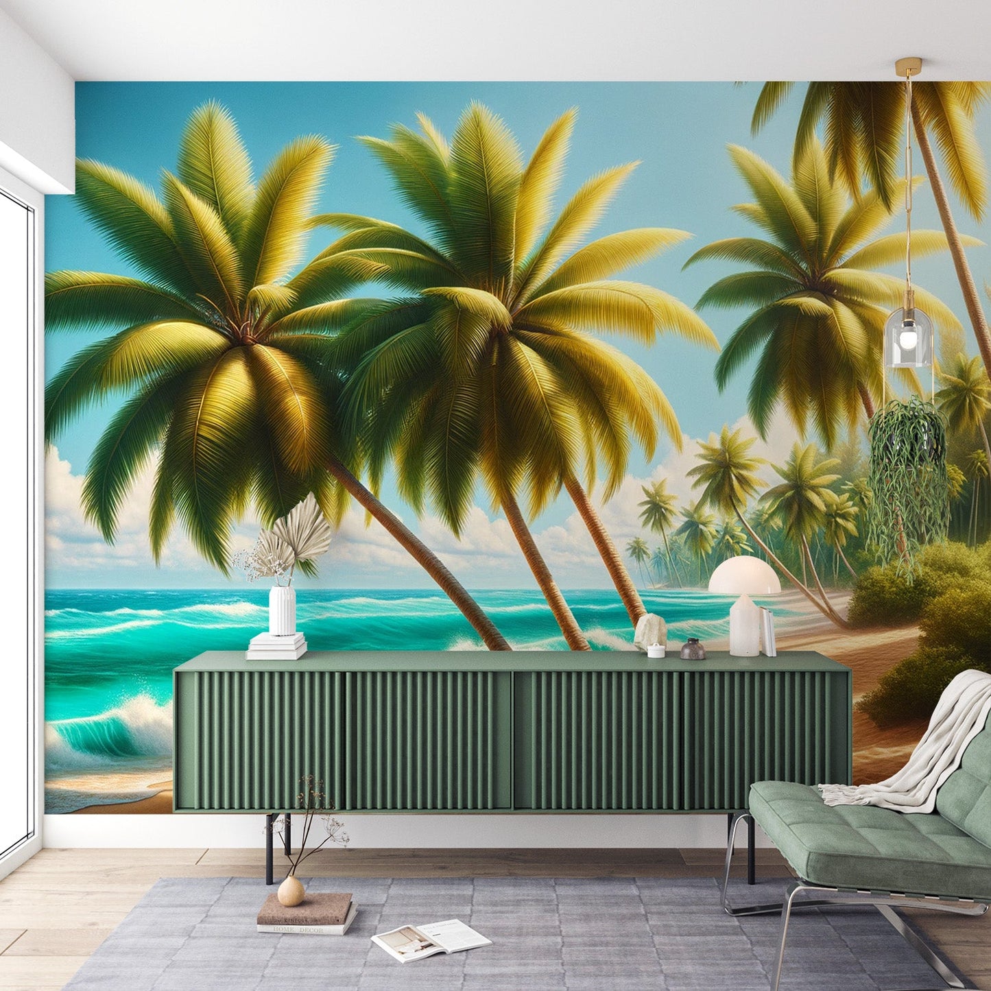 Beach Wallpaper | Palm Trees and Paradise Island