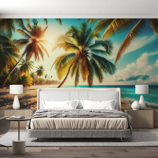 Beach Wallpaper | Paradise, Palm Trees and Sea