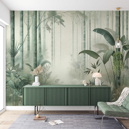 Bamboo Wallpaper | Green Shoots Forest