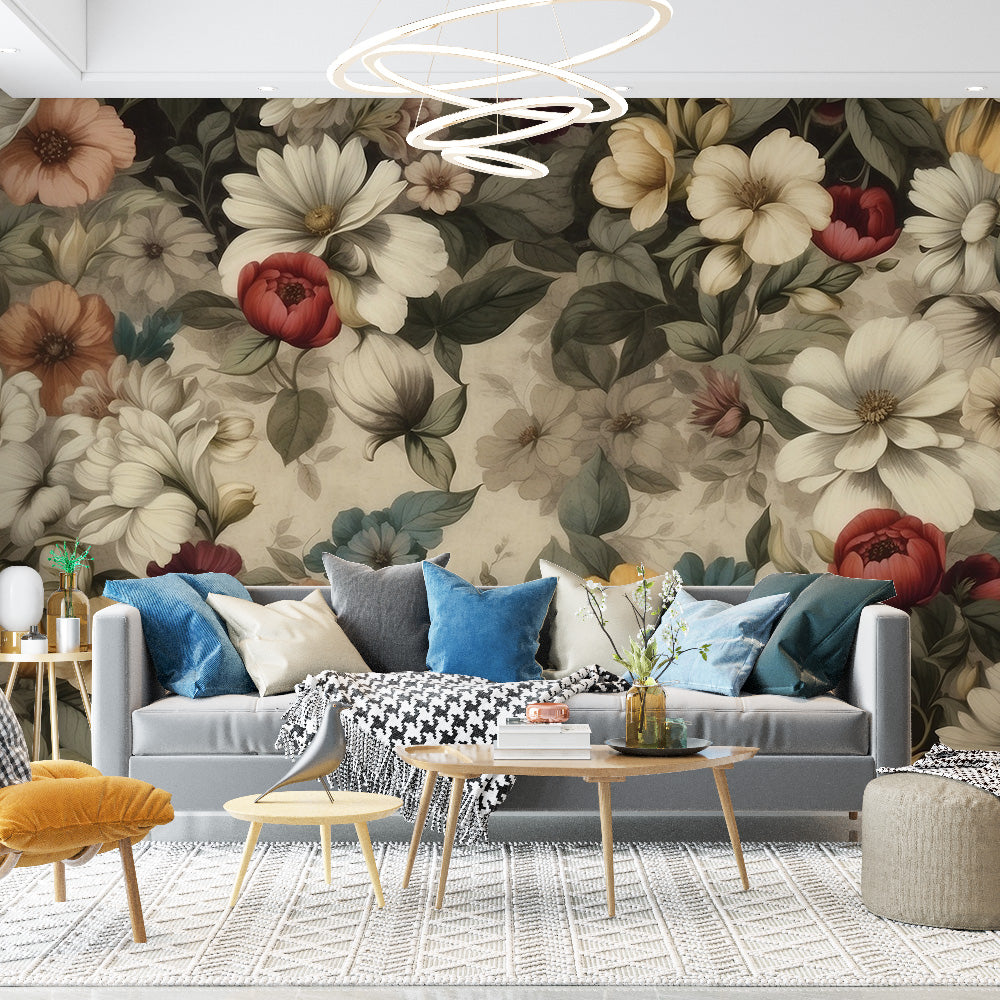 Vintage Floral Wallpaper | Dull and Design