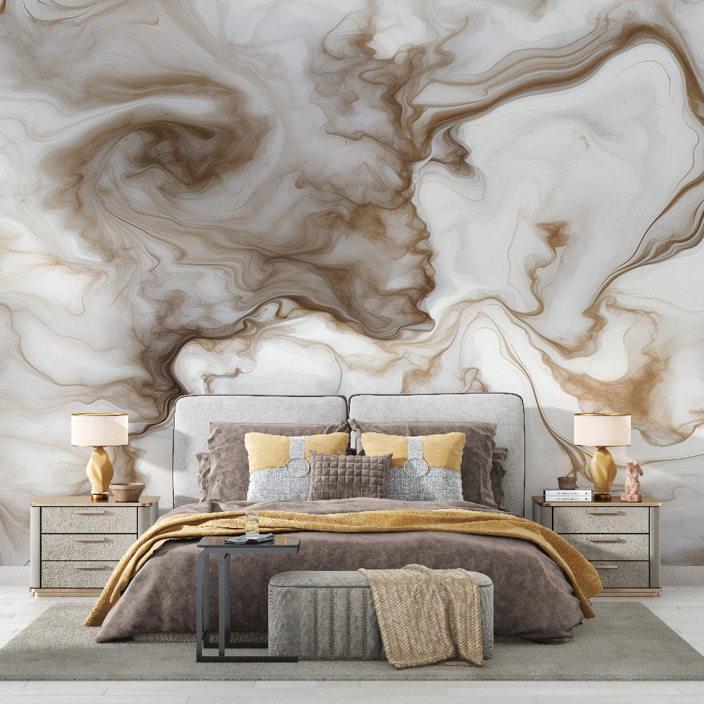Marble Nougat Effect Wallpaper