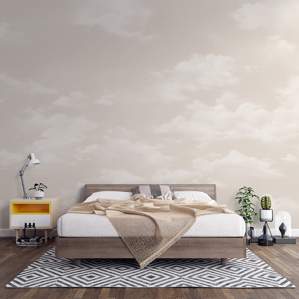 Cloud Wallpaper | Brushed Beige